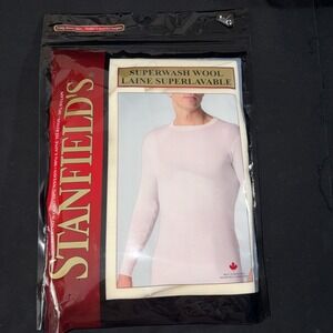 Stanfield's Men's Merino Wool Thermal Base Layer Shirt Large